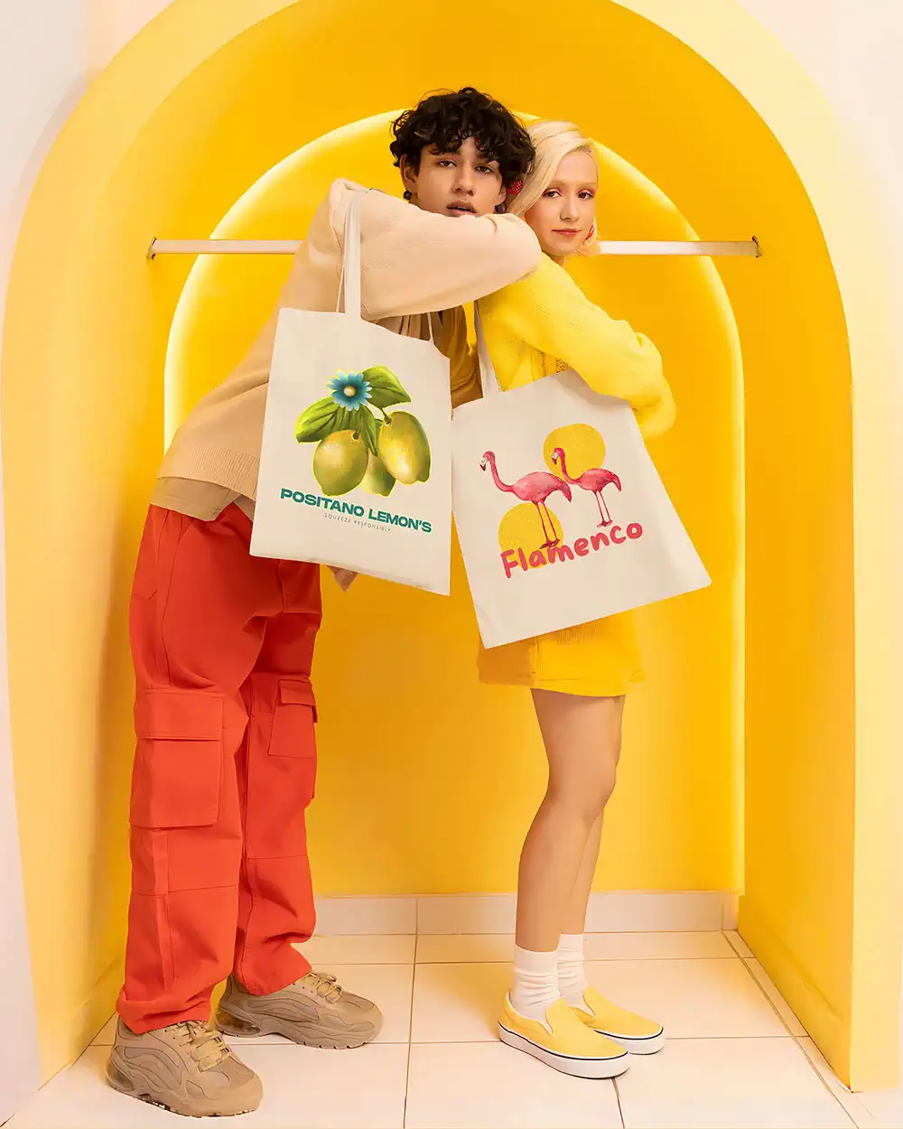 Tote Bag – Flamenco Flamingos (Redbubble)