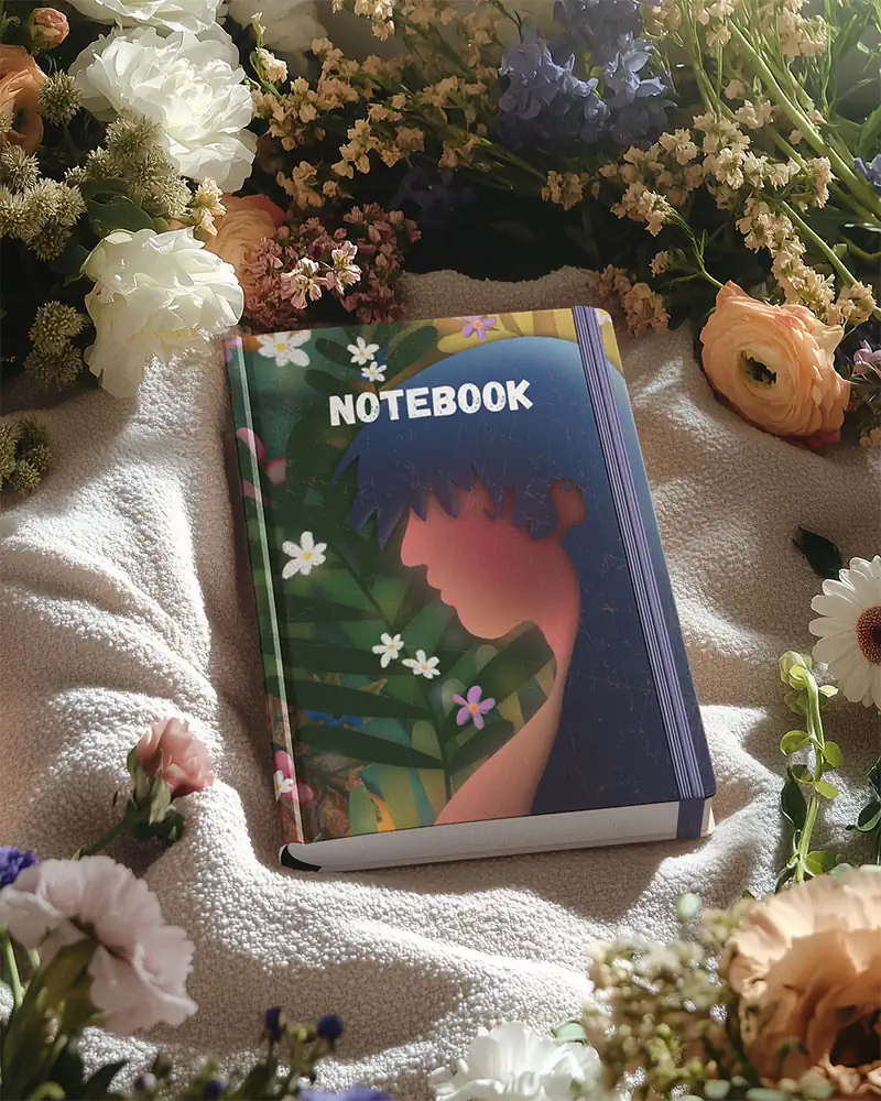 Serenity Floral Notebook