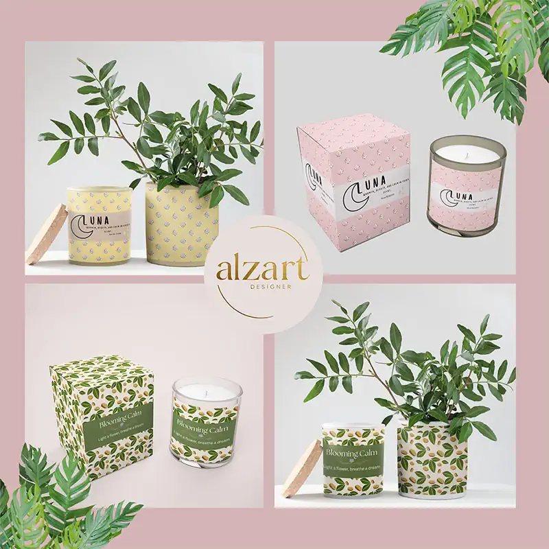 Aromatic Candle Collections – Luna & Blooming Calm