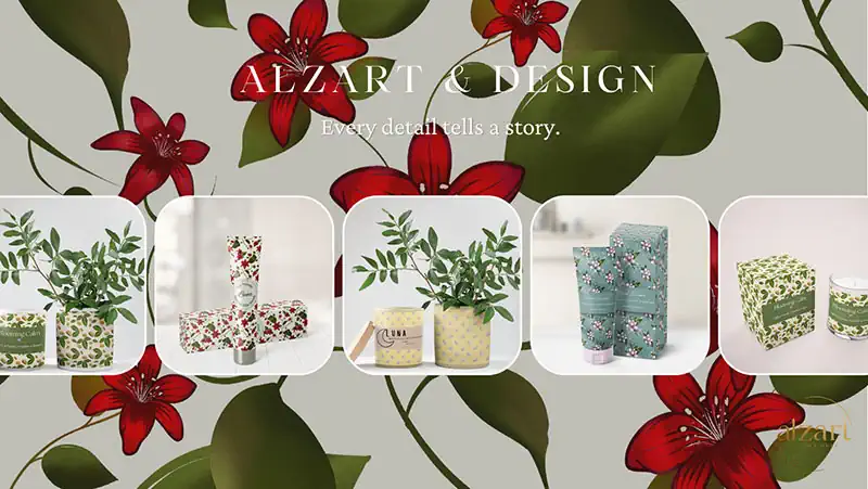 Blooming Calm – Candle & Plant Packaging